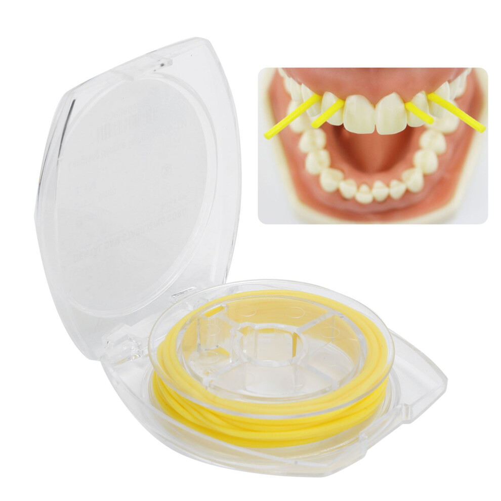 Dental Rubber Dam Stabilizing Cord 2.1m Soft Elastic Teeth Tool