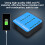 Έξυπνος κόμβος φόρτισης USB 300W Αυτόματη ανίχνευση εισόδου Σχεδιασμός 8