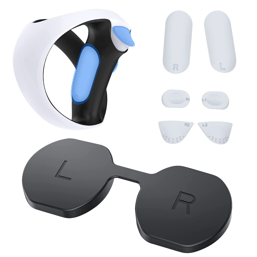 Lens Protector With Dustproof Antiscratch Cover And Sense Controller Grip Pads For Psvr 2 9455672921831