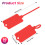 Flintronic 50PCS Security Tags, Blank Waterproof Plastic Security Seals, Writeable Self Locking Security Tag Ties, Reusable Shipping Tags for Key Sto 2