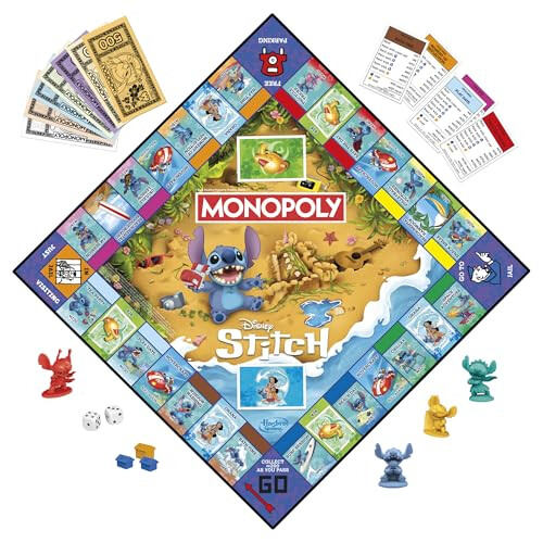 Monopoly Monopoly Disney Stitch Edition Board Game - English Version 2