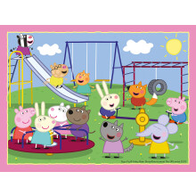 Ravensburger Peppa Pig 4 in a Box Kids Jigsaw Puzzles Age 3+ – 12, 16, 20 & 24 Piece Puzzle Pack, Educational Preschool Activity, Family Fun, Birthd