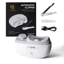 Electric Nail Clipper with Smart Safety Tech, Auto Trimming and Polisher for Seniors and Babies