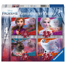 Ravensburger Disney Frozen 2-4 in Box (12, 16, 20, 24 Pieces) Jigsaw Puzzles for Kids Age 3 Years Up