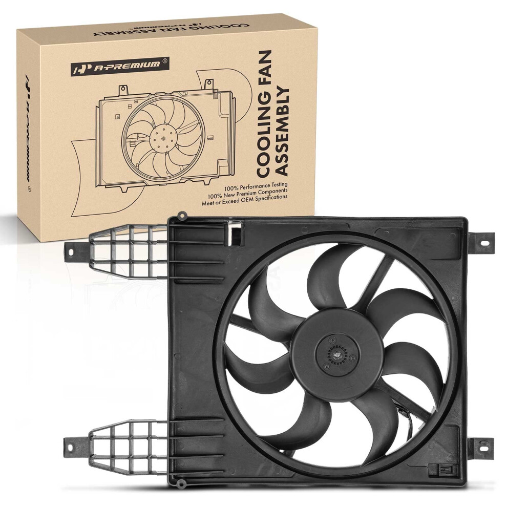 Engine Cooling Fan Assembly Oe Fit For Chevrolet Aveo 20092011 Pontiac G3 Swift+ 2009 With Ac 9455672922302