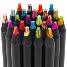 Maqhpu Easter Gifts for Kids, 24 Pieces Rainbow Colouring Pencils, Arts and Crafts for Kids, Teenage Girls Gift, Art Supplies Drawing Coloured Pencil