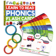 Phonics Flash Cards - Learn to Read in 20 Phonic Stages - Step by Step Learning for Reception Year 1 2 & 3 - Education for Kids Ages 4-8