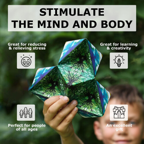 Shashibo DODECA Magnetic Puzzle Cube, Stress Relief Fidget Toy 2