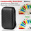 mwellewm Playing Cards Case, Practical Playing UNO Card Game Case, Game Box Holder (Black) 5