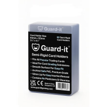 Guardit 50 SemiRigid Card Sleeves for Sports Trading Card Grading Submiss