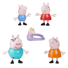 Peppa Pig Peppas Family of Five Figure Set