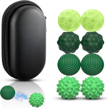 JoyJoyful 8 PCS Magnetic Balls Fidget Toy for Adults Kids, Stress Relief Sensory Toys for Autism ADHD, Magnet Fidget Balls, Silicone Textures Gadgets