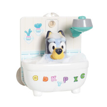 Toomies Shower & Scrub Bluey, Bath Toy for Toddlers, Interactive Water Play, Bubble Action, Real Shower Head, Fine Motor Skill Development, For Ages