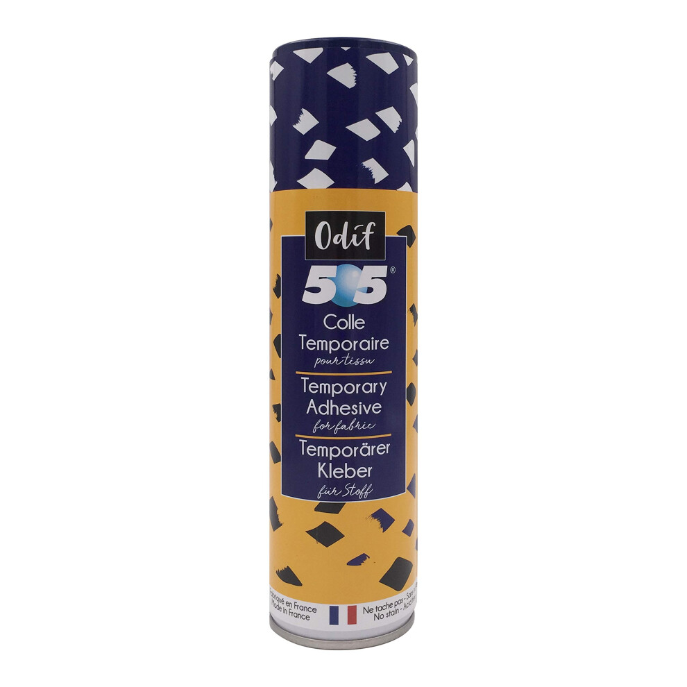 Odif 505 Temporary Adhesive Spray For Fabric 500 Ml 5004876792583
