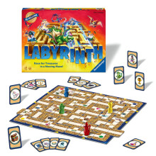 Ravensburger Labyrinth - Moving Maze Family Board Game for Kids and Adults Age 7 and Up - 2 to 4 Players for Boys and Girls