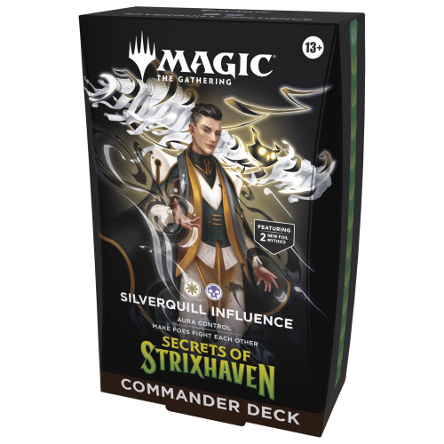 Magic: The Gathering Secrets of Strixhaven Commander Deck - Silverquill Influence (English Version)