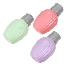 Manicure Pump Dispenser Bottle for Nail Polish Remover, Easy Press, Reusable, Spill Proof, 3pcs