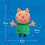 Ty Ty Beanie - Candy Cat from Peppa Pig - 6" 5