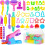 Jiosdo Dough Tools and Cutters, 40 Pcs Kids Clay Tools Set,With Storage Box 1