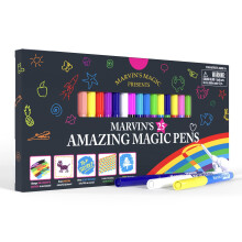 Marvin's Magic - 25 Amazing Magic Marker Pens - Colour Changing 3D Pens For Kids - Create 3D Art Pens - Markers for Kids with No Mess and No Fuss - P