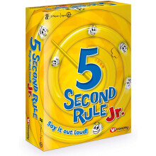 PlayMonster 5 Second Rule Junior - Quickfire Trivia Card Game for Kids & Family Fun - Kids Games - Ages 6+