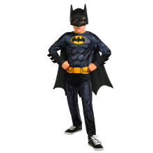 Rubies 3014997-8000 Batman Childs Costume-Age 7-8 Years, Boys, Multicolour Halloween, World Book Day
