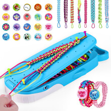 Bracelet Making Kit for Girls, Whale Shaped Jewellery Making Kit Crafts for Girls Ages 6-12, DIY Bracelet String Travel Rewarding Activity Set, 6 7 8
