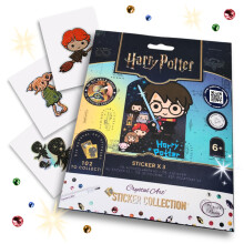 CRYSTAL ART Harry Potter Sticker Pack – 3X Mystery Diamond Art Collectible Stickers, Blind Bag, DIY Craft for Kids & Adults, Harry Potter Fan Gift I