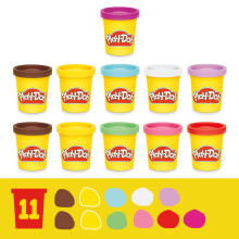 Play-Doh Super Slice Cake Playset, Non-Toxic Modelling Compound Bakery Toy with Cutters & Decorating Tools, Mould & Slice Colourful Creations, Arts &