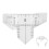 Eyebrow Ruler for Precise Brow Mapping, Transparent Microblading Measuring Tool, Nose Bridge Type 2