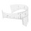 Eyebrow Ruler for Precise Brow Mapping, Transparent Microblading Measuring Tool, Nose Bridge Type 4