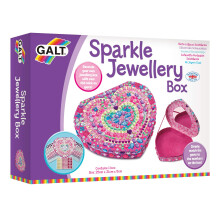 Galt Toys, Sparkle Jewellery Box, Kids'' Craft Kits, Ages 6 Years Plus