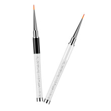 Nail Art Pen Set 2pcs Precision Manicure Brush for DIY Nail Carving with Ergonomic Comfort Grip