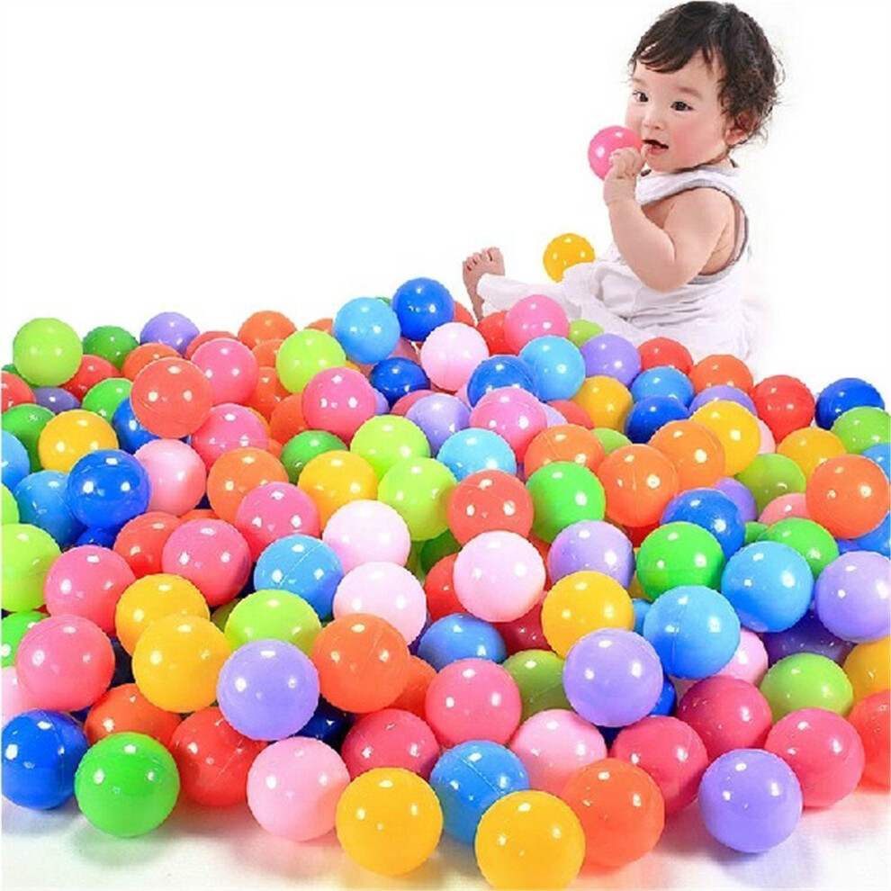 200Pcs Colorful Soft Plastic Ocean Balls - Baby Kid Swim Pit Toy (200Pcs Sports Balls) Single