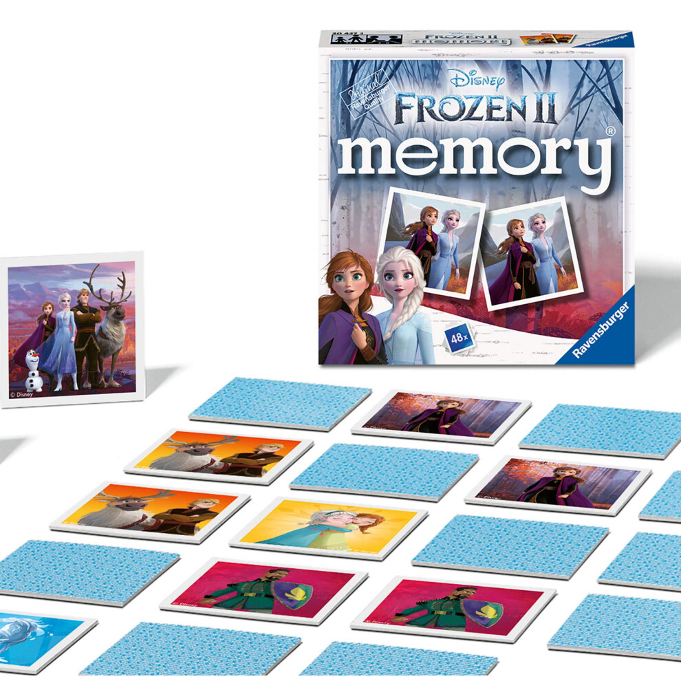 Ravensburger Disney Frozen 2 Mini Memory Matching Picture Snap Pairs Game For Kids Age 3 Years And Up