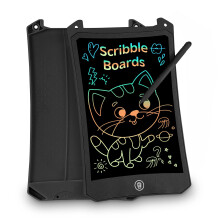 PINKCAT 8.5in LCD Writing Tablet - Colorful Screen Doodle Scribbler Pad Drawing Board Learning Educational Toys - Gift for Kids 3-6 7 8 9 Years Old G