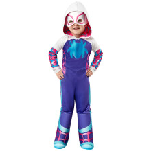 Rubies Official Marvel Spidey and his Amazing Friends Ghost Spider Deluxe Toddler Costume, Age 3-4 Years Halloween Halloween, World Book Day