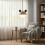 Pendant Light Nordic Travertine and Walnut Globe Lamp, Adjustable G9 LED Ceiling Light 4