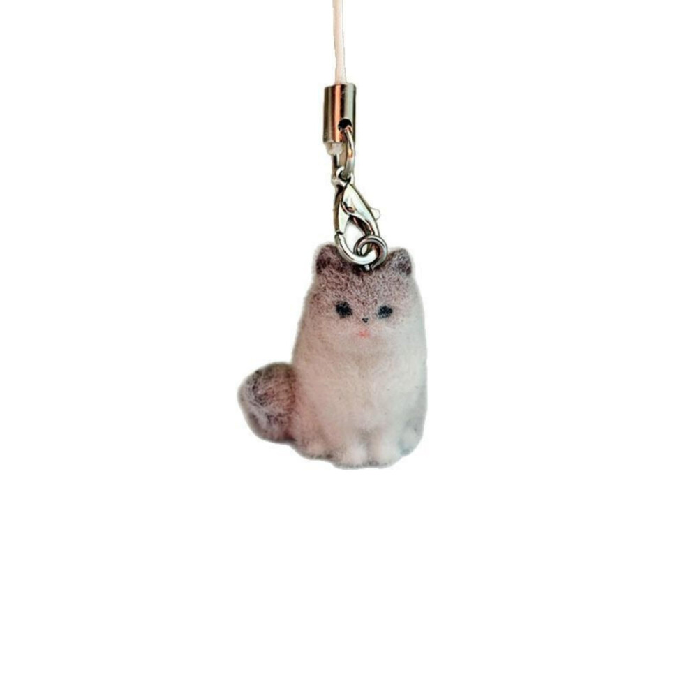 Cute Plush Cat Phone Charm Strap With Secure Wrist Lanyard For Women And Smartphone Accessory 9455672924139
