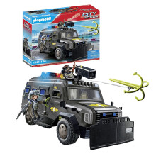 Playmobil 71144 City Action Tactical Police All-Terrain Vehicle, modern special forces off-road vehicle with light and sound, fun imaginative role-pl