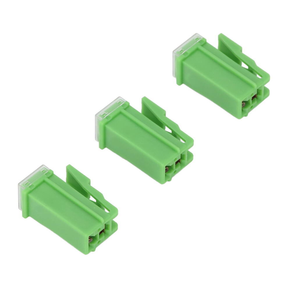10Pcs 30A 32V Push-In Slow Blow Fuses With Locking For Car Replacement 9451383419285