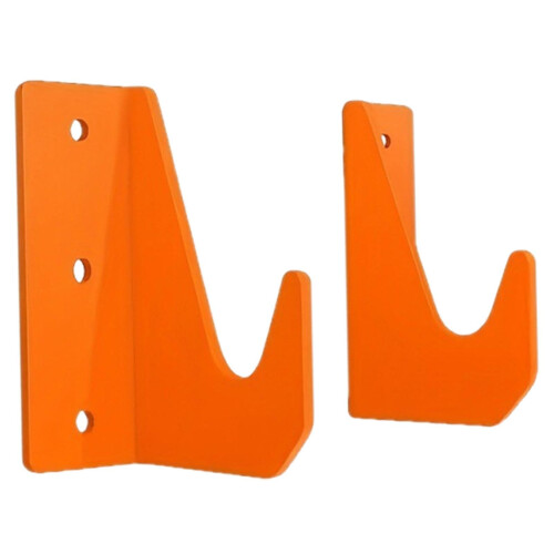 Heavy Duty Garage Wall Hooks for Tools and Hoses, Space Saving Secure Storage, Set of 2