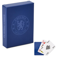 The Gift Scholars Officially Licensed Chelsea FC Playing Cards - Standard 52-Card Deck Card Game for Blues Fans of All Ages