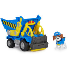 Rubble & Crew, Wheeler's Dump Truck Toy with Movable Parts and a Collectible Action Figure, Kids' Toys for Ages 3 and Up
