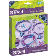 Totum Stitch Disney Charm Bracelet, Make Your Own Charm Bracelets, Arts and Crafts Jewelery Making for Kids Ages 5+