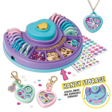 John Adams Lockitz Luxury Studio | Fashion Jewellery Maker | Create Cute Bag Charms, Necklaces & Accessories | Includes Magic Zoom Beads with Secret