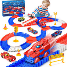 Toyokid Spider Construction Race Tracks, Spider Toys for Boys 3-6 Kids Toy for 3-6 Year Old Boys Birthday Easter Gifts for 3-9 Year Olds Girls Toddle