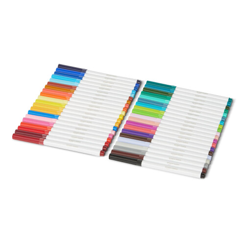 Amazon Amazon Basics Super Tip 40 Colours Washable Markers, Pack of 40, Multicoloured