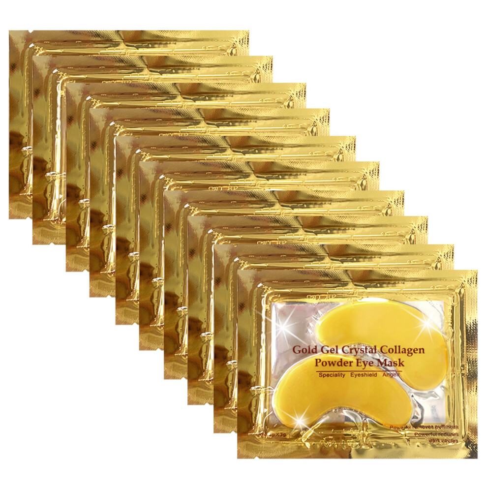 Gold/Dark 30 Pairs 24K Under Eye Patches For Circles, Puffy Eyes, Wrinkles And Hydration