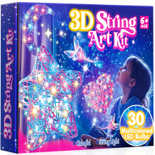 Hapikids Craft Kits for Kids 3D String Art Kit Arts and Crafts for Kid